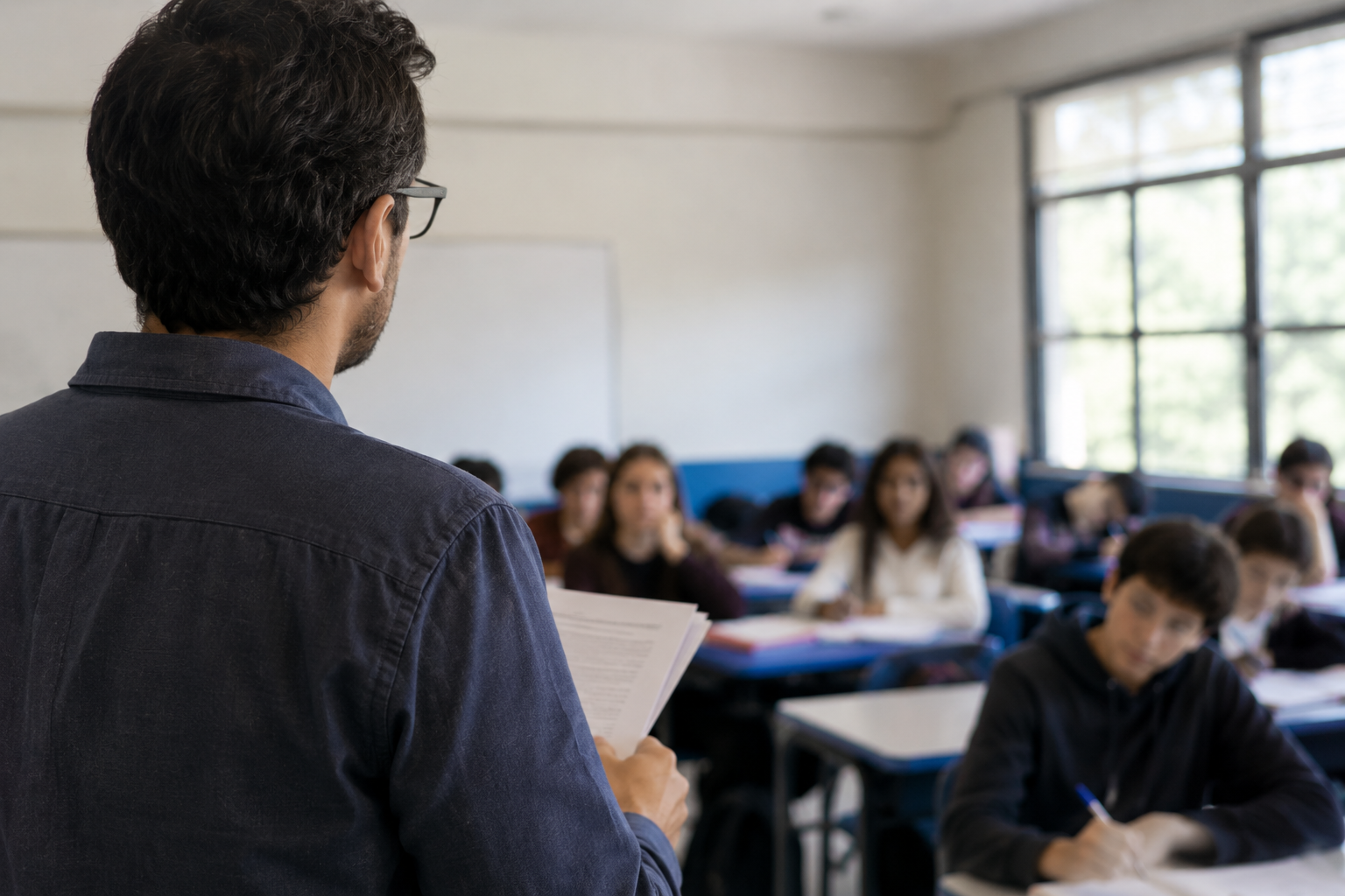 Turma de uma escola que investe no CASEL